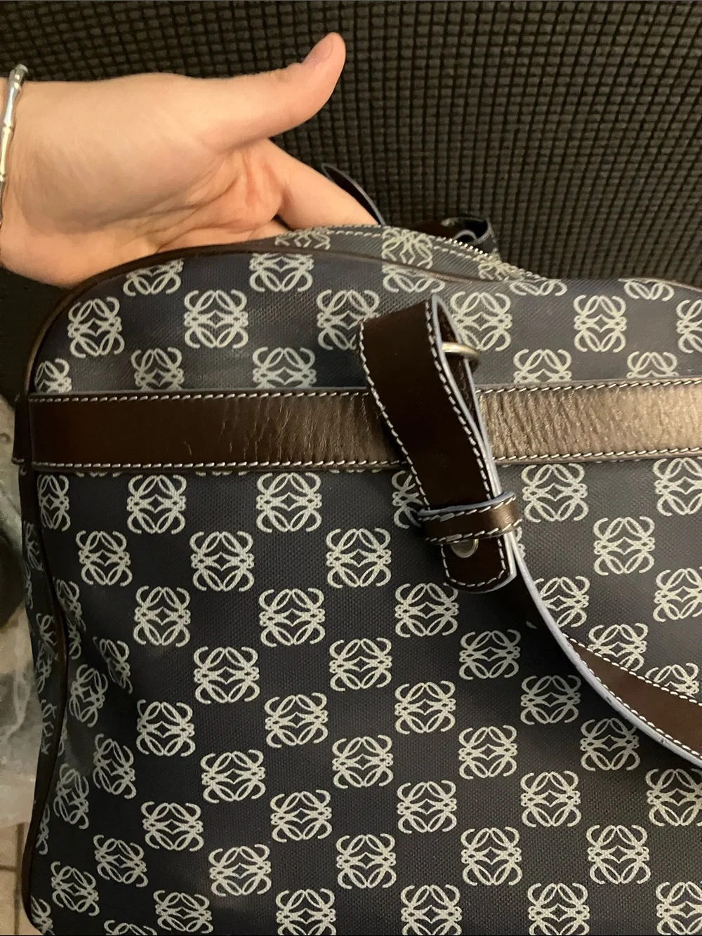 Loewe Anagram duffle Travel bag